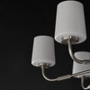 Maxim - 12698WTSN - Eight Light Chandelier - Durham - Satin Nickel