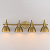 Maxim - 12344SBR - Four Light Wall Sconce - Dusk - Satin Brass