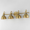 Maxim - 12344SBR - Four Light Wall Sconce - Dusk - Satin Brass