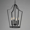Maxim - 10424BK - Four Light Pendant - Arden - Black