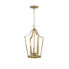Maxim - 10423NAB - Three Light Pendant - Arden - Natural Aged Brass
