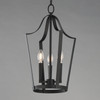 Maxim - 10423BK - Three Light Pendant - Arden - Black
