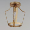 Maxim - 10421NAB - One Light Pendant / Semi-Flush - Arden - Natural Aged Brass