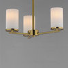 Maxim - 10287SWSBR - Three Light Chandelier - Lateral - Satin Brass