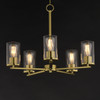 Maxim - 10286CLSBR - Five Light Chandelier - Lateral - Satin Brass