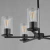Maxim - 10286CLBK - Five Light Chandelier - Lateral - Black