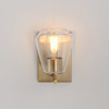 Maxim - 21331CLNAB - One Light Wall Sconce - Geode - Natural Aged Brass