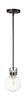 Maxim - 90510CLBZSBR - One Light Mini Pendant - Bauhaus - Bronze / Satin Brass