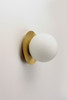 Maxim - 26033SWSBRBK - One Light Wall Sconce - Vesper - Satin Brass / Black