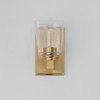 Maxim - 21381CLNAB - One Light Wall Sconce - Cubos - Natural Aged Brass