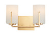 Maxim - 21282SWSBR - Two Light Bath Vanity - Dart - Satin Brass
