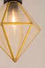 Maxim - 11555BKBUB - One Light Pendant - Adorn - Black / Burnished Brass