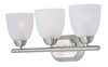 Maxim - 11313FTSN - Three Light Bath Vanity - Axis - Satin Nickel