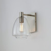 Maxim - 11111CLSN - One Light Wall Sconce - Babylon - Satin Nickel