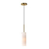 Maxim - 10511MRNAB - One Light Pendant - Blizzard - Natural Aged Brass