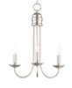 Maxim - 10343SN - Three Light Pendant - Logan - Satin Nickel