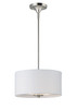 Maxim - 10011WLSN - Two Light Semi-Flush Mount - Bongo - Satin Nickel