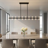 Visual Comfort Studio - SLC11120MBK - LED Linear Pendant - Silas - Midnight Black | Midnight Black