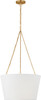 Visual Comfort Studio - PCP1033GD - Three Light Hanging Shade - Herve - Gild | Gild