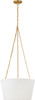 Visual Comfort Studio - PCP1013GD - Three Light Hanging Shade - Herve - Gild | Gild