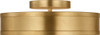 Visual Comfort Studio - PCF1051GD - LED Semi Flush Mount - Dupont - Gild | Gild