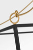 Visual Comfort Studio - KSC1204MBK - Four Light Lantern - Carlyle - Midnight Black | Burnished Brass
