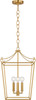 Visual Comfort Studio - KSC1183BBS - Three Light Lantern - Carlyle - Burnished Brass | Burnished Brass