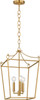 Visual Comfort Studio - KSC1183BBS - Three Light Lantern - Carlyle - Burnished Brass | Burnished Brass