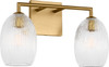 Visual Comfort Studio - HV1002BBS - Two Light Bath - Serafina - Burnished Brass | Burnished Brass