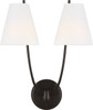 Visual Comfort Studio - CW1422AI - Two Light Wall Sconce - Marina - Aged Iron | Aged Iron