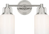 Visual Comfort Studio - CV1112PN - Two Light Bath - Ashford - Polished Nickel | Polished Nickel