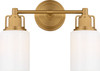 Visual Comfort Studio - CV1112BBS - Two Light Bath - Ashford - Burnished Brass | Burnished Brass