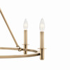 Kichler - 52705CPZ - Six Light Chandelier - Carrick - Champagne Bronze