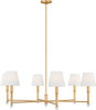 Visual Comfort Studio - AC1206GD - Six Light Chandelier - Greard - Gild | Gild