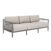 Uttermost - 53154 - Sofa - Borneo - Dark Gray