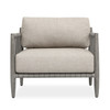 Uttermost - 53152 - Lounge Chair - Borneo - Dark Gray
