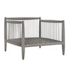 Uttermost - 53152 - Lounge Chair - Borneo - Dark Gray