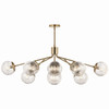 Kichler - 52703CPZ - 12 Light Linear Chandelier Convertible - Silvarious - Champagne Bronze