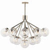 Kichler - 52702PNCLR - 16 Light Chandelier Convertible - Silvarious - Polished Nickel
