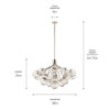 Kichler - 52702PN - 16 Light Chandelier Convertible - Silvarious - Polished Nickel