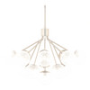 Kichler - 52702CPZ - 16 Light Chandelier Convertible - Silvarious - Champagne Bronze