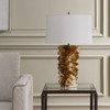 Uttermost - 30795 - One Light Table Lamp - Bassa - Antique Brass