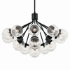 Kichler - 52702BK - 16 Light Chandelier Convertible - Silvarious - Black