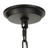 Uttermost - 21665 - Four Light Pendant - Evanston - Matte Black