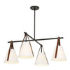 Uttermost - 21418 - Four Light Chandelier - Reins - Matte Black