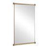 Uttermost - 08312 - Mirror - Scroll - Antique Brass