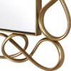 Uttermost - 08283 - Mirror - Twist It - Antique Brass