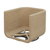 Uttermost - 53132 - Lounge Chair - Santorini - Oyster White