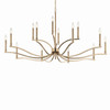Kichler - 52698CPZ - 14 Light Chandelier - Malene - Champagne Bronze