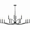 Kichler - 52698BK - 14 Light Chandelier - Malene - Black